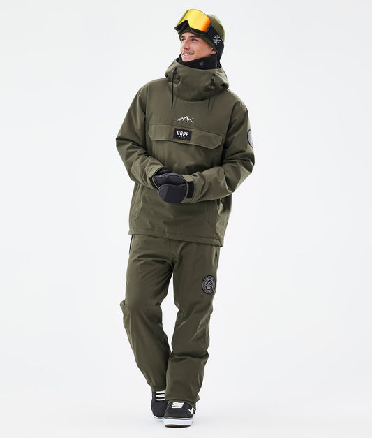 Snowboard Pants Men Olive Green