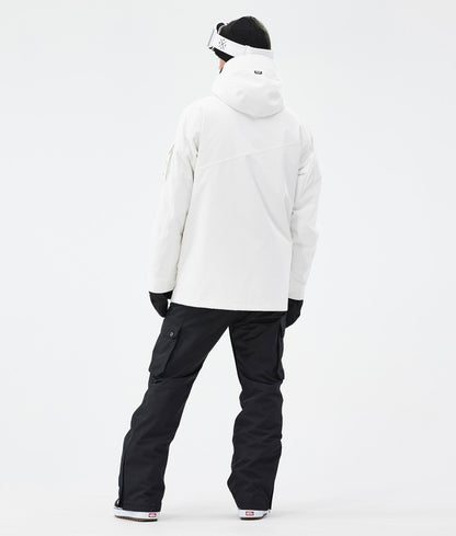 Snowboard Jacket Men Old White