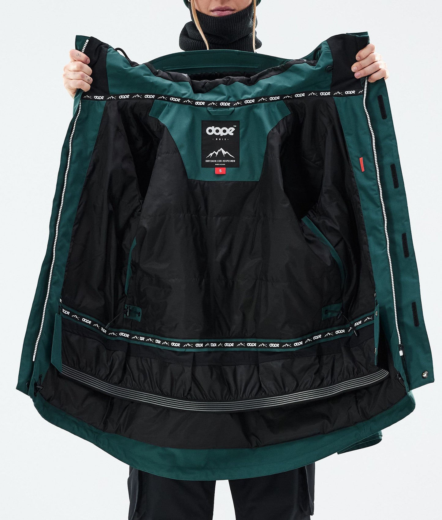 Snowboard Jacket Women Bottle Green