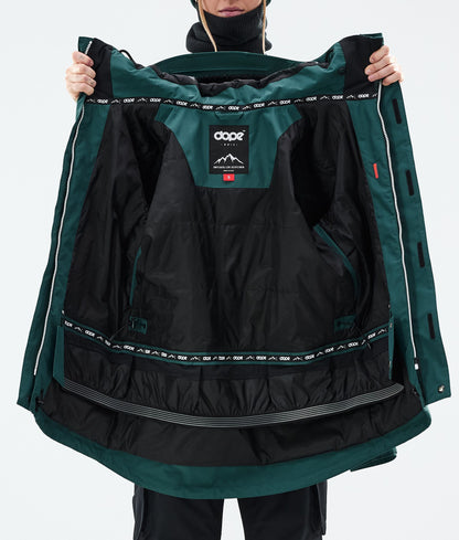 Snowboard Jacket Women Bottle Green