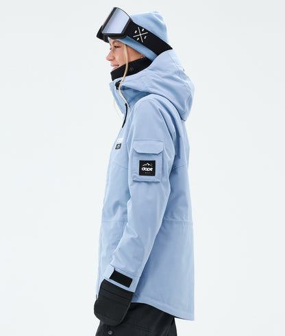 Snowboard Jacket Women Light Blue
