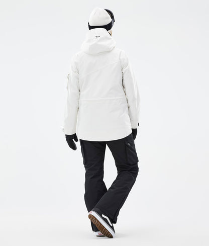 Snowboard Jacket Women Old White