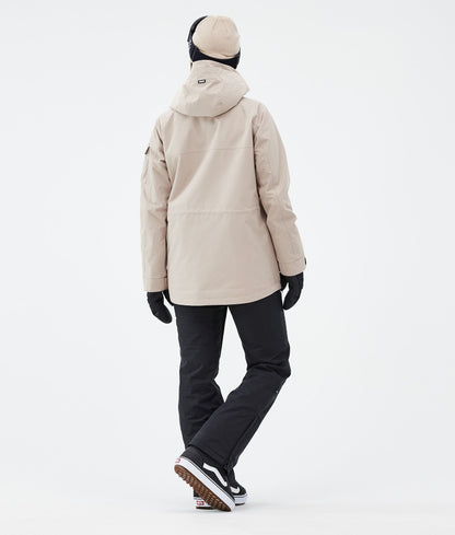 Snowboard Jacket Women Sand