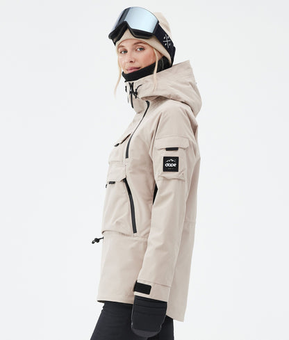 Snowboard Jacket Women Sand