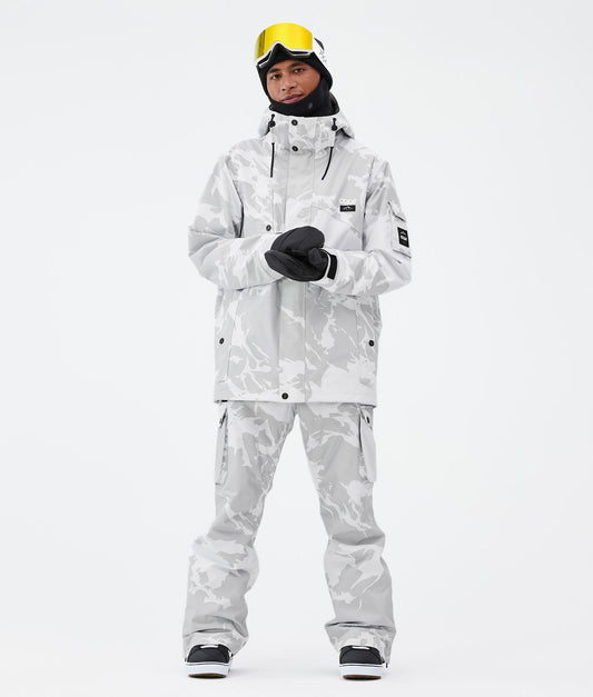 Snowboard Pants Men Grey Camo