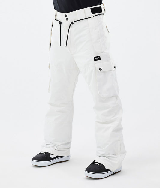 Snowboard Pants Men Old White