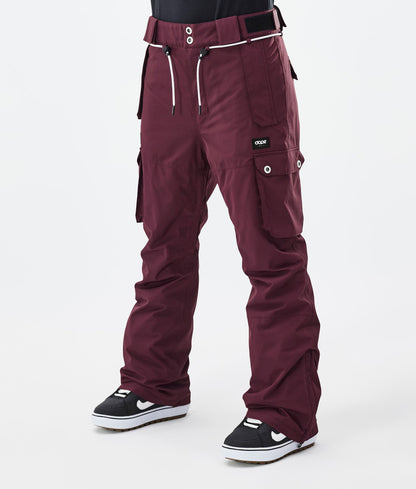 Snowboard Pants Women Burgundy