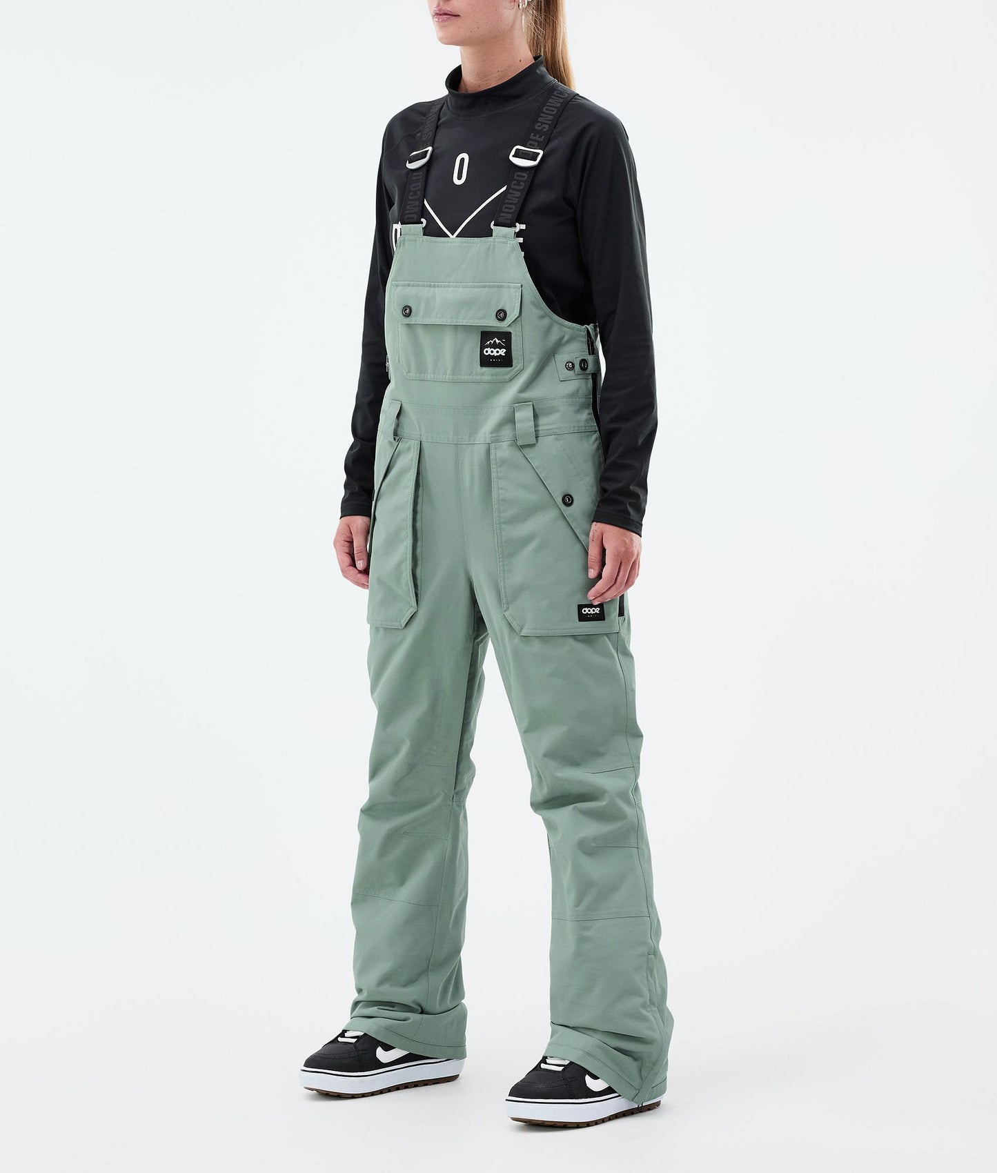 Snowboard Pants Women Faded Green