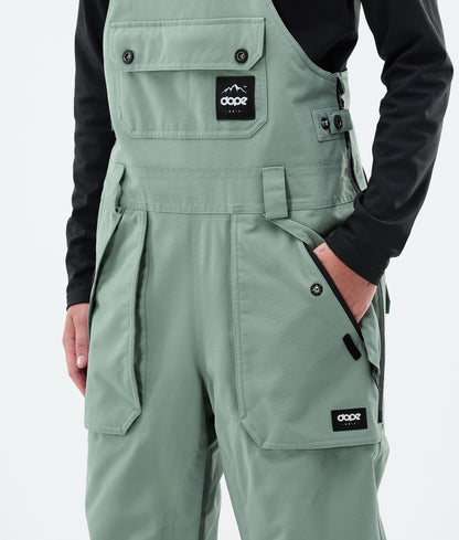 Snowboard Pants Women Faded Green