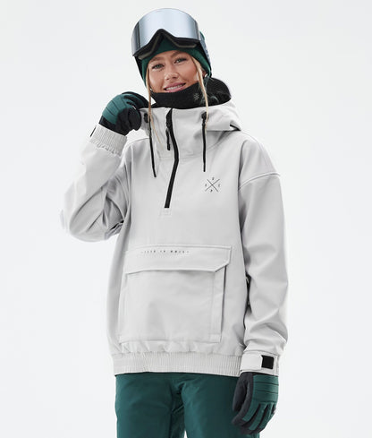 Snowboard Jacket Women Light Grey