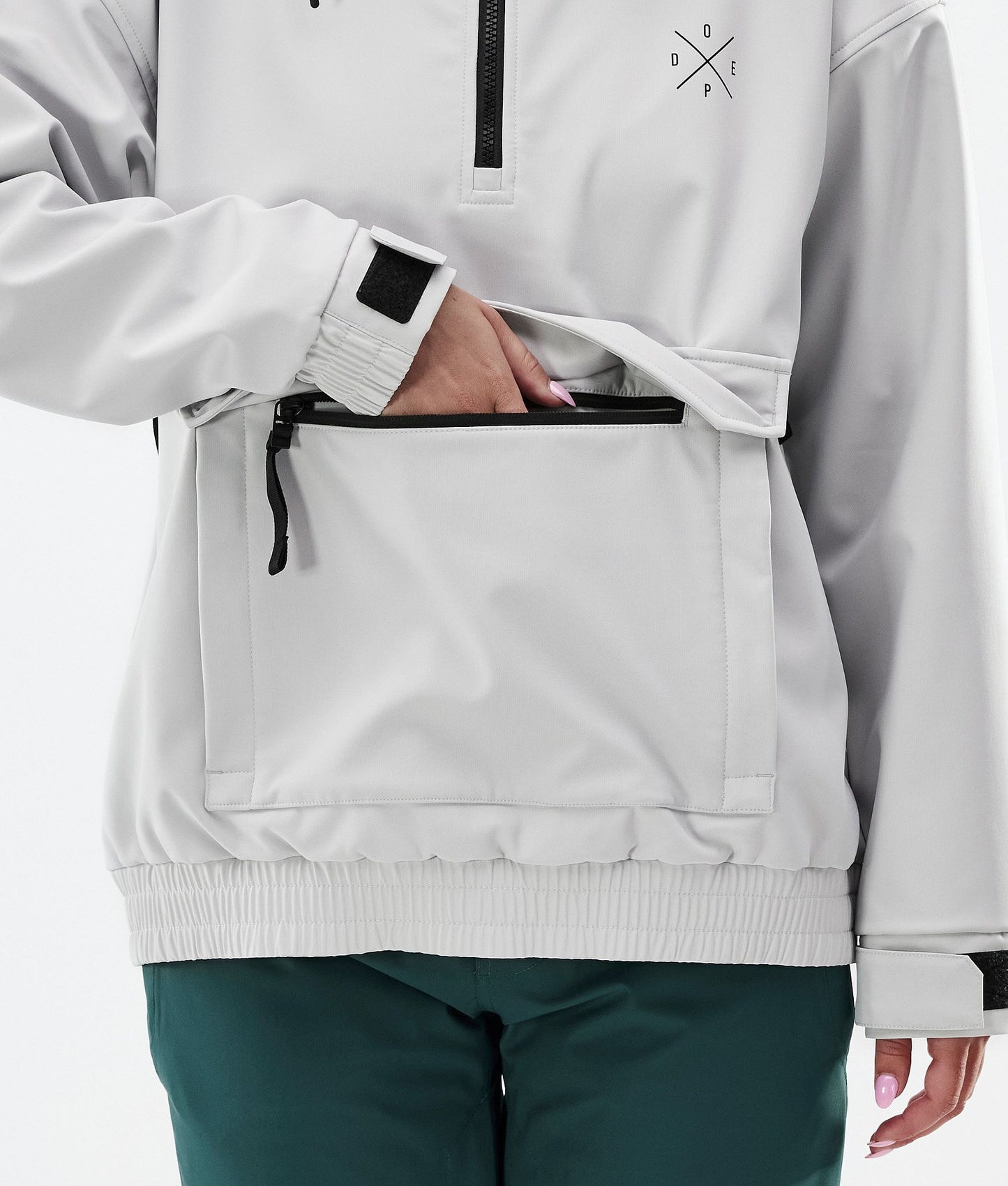 Snowboard Jacket Women Light Grey