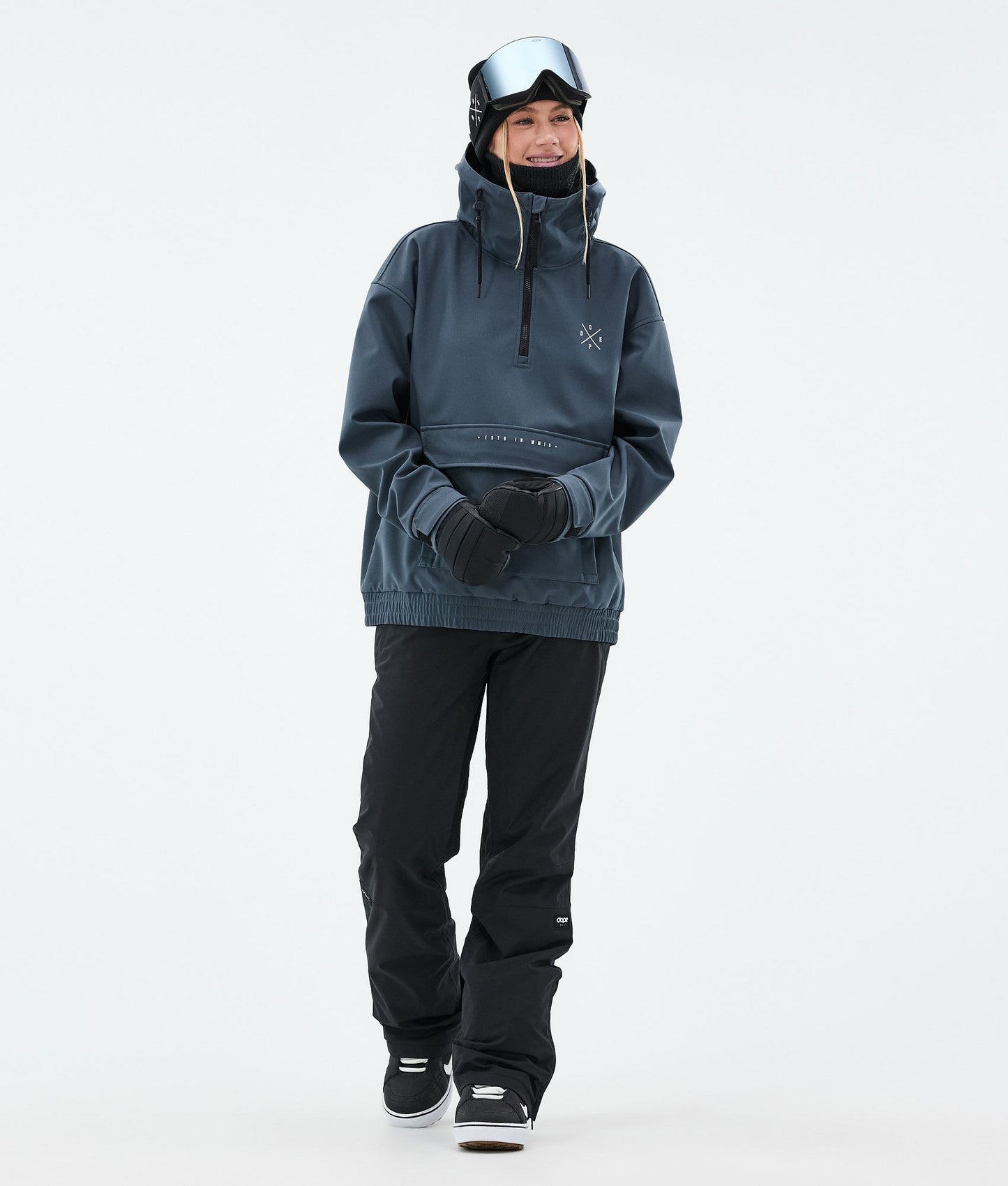 Snowboard Jacket Women Metal Blue