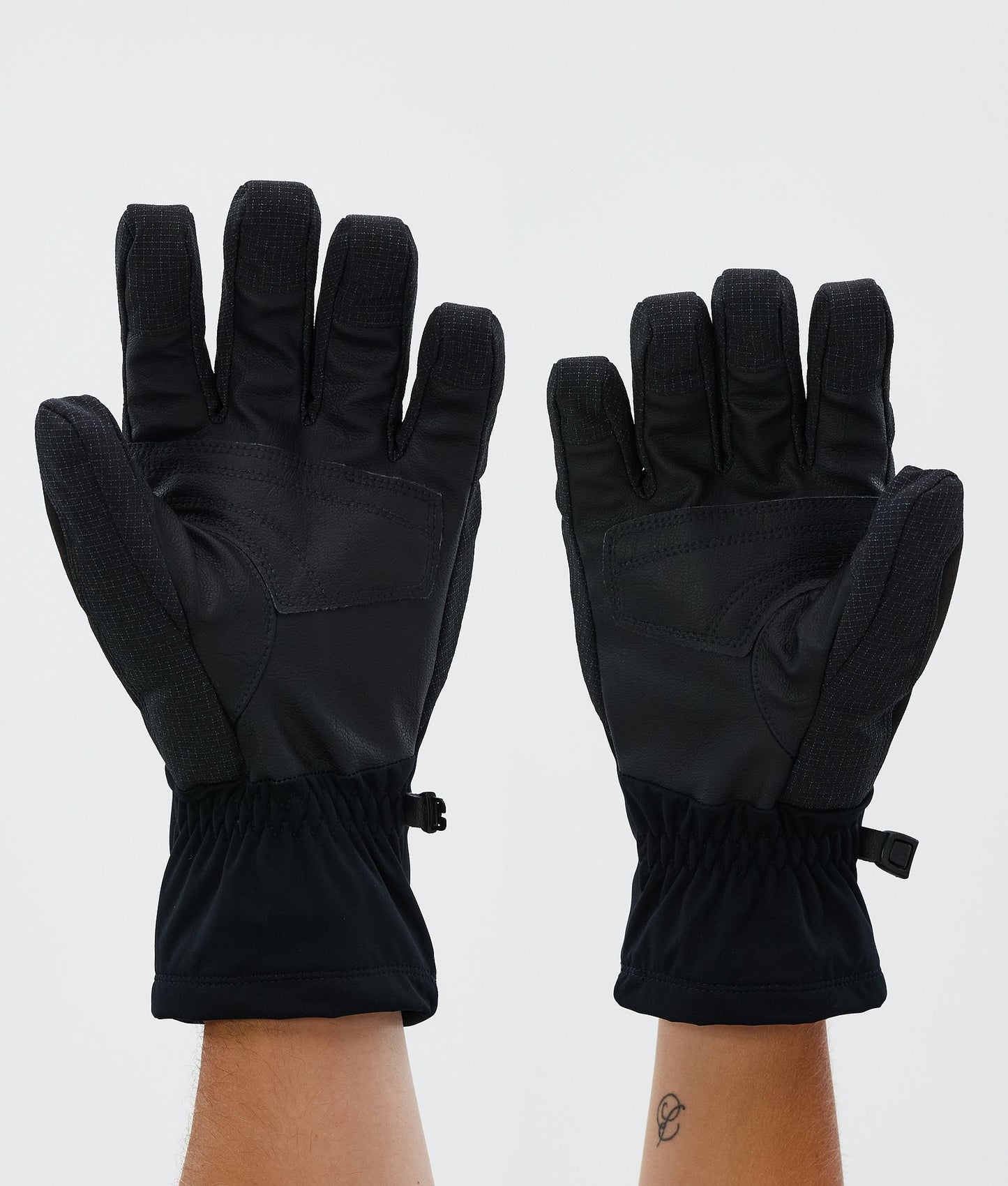 Ski Gloves Metal Blue