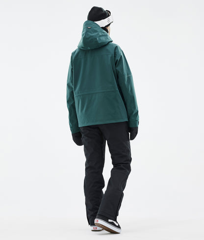 Snowboard Jacket Women Bottle Green