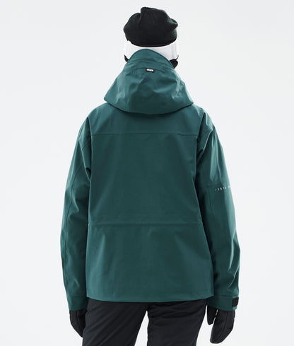 Snowboard Jacket Women Bottle Green
