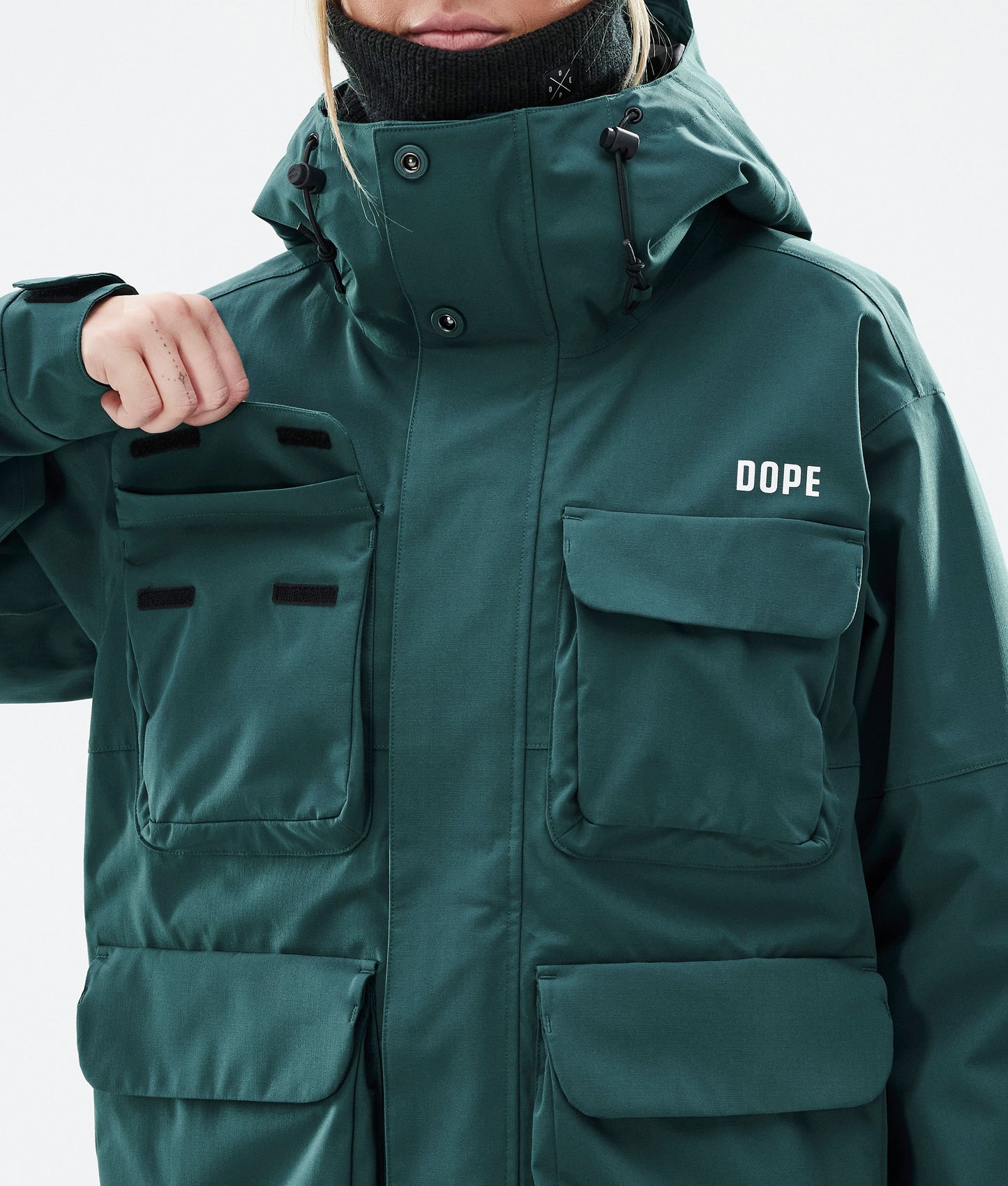 Snowboard Jacket Women Bottle Green