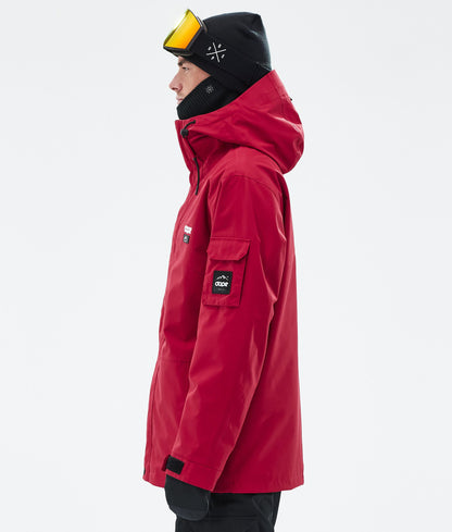 Snowboard Jacket Men Deep Red