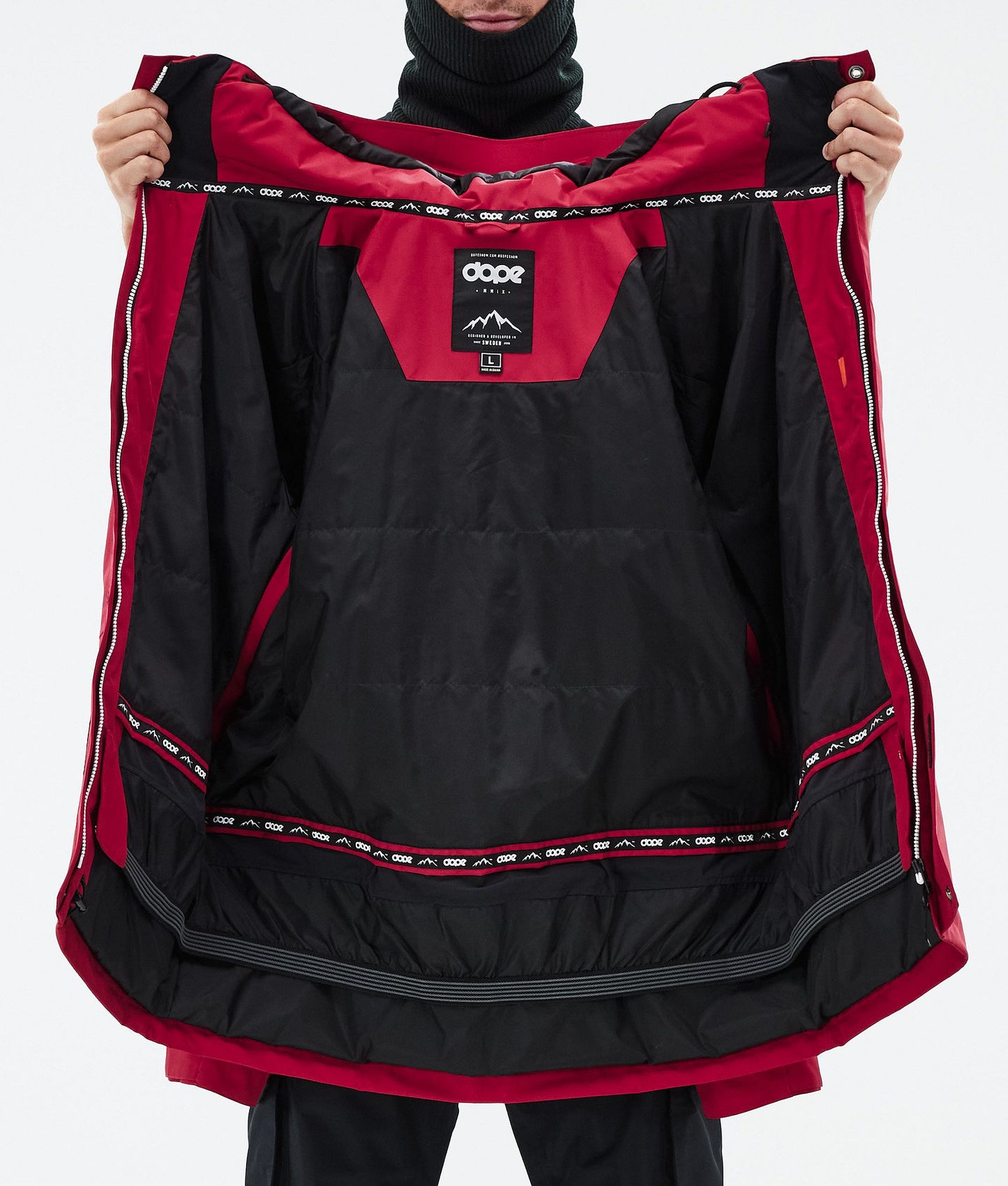Snowboard Jacket Men Deep Red