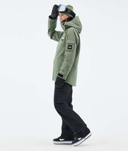 Snowboard Jacket Women Moss Green