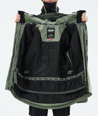 Snowboard Jacket Women Moss Green