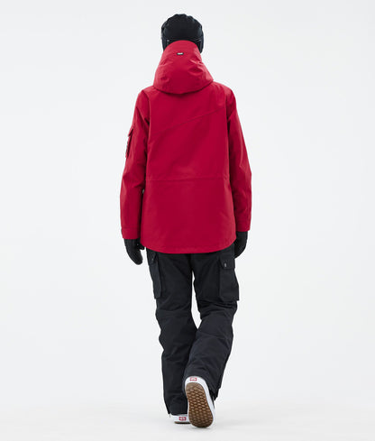 Snowboard Jacket Women Deep Red