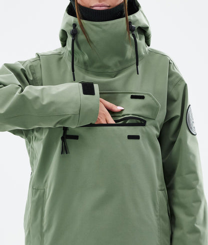 Snowboard Jacket Women Moss Green