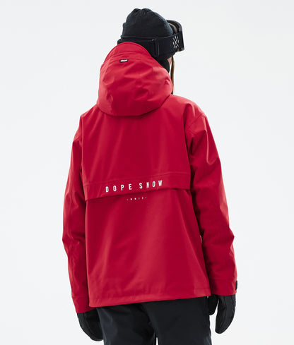 Snowboard Jacket Women Deep Red