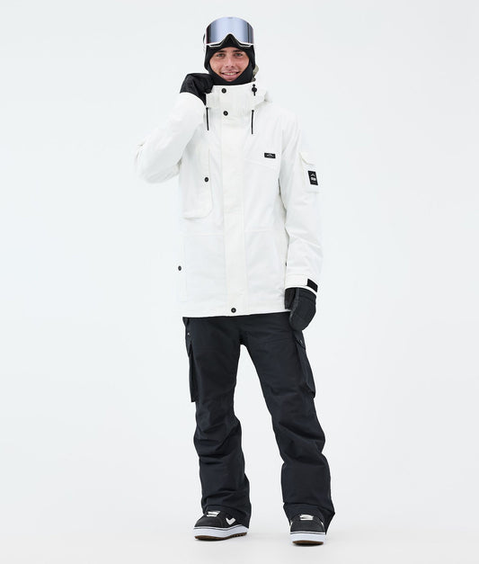 Snowboard Jacket Men Whitish