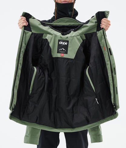 Snowboard Jacket Women Moss Green