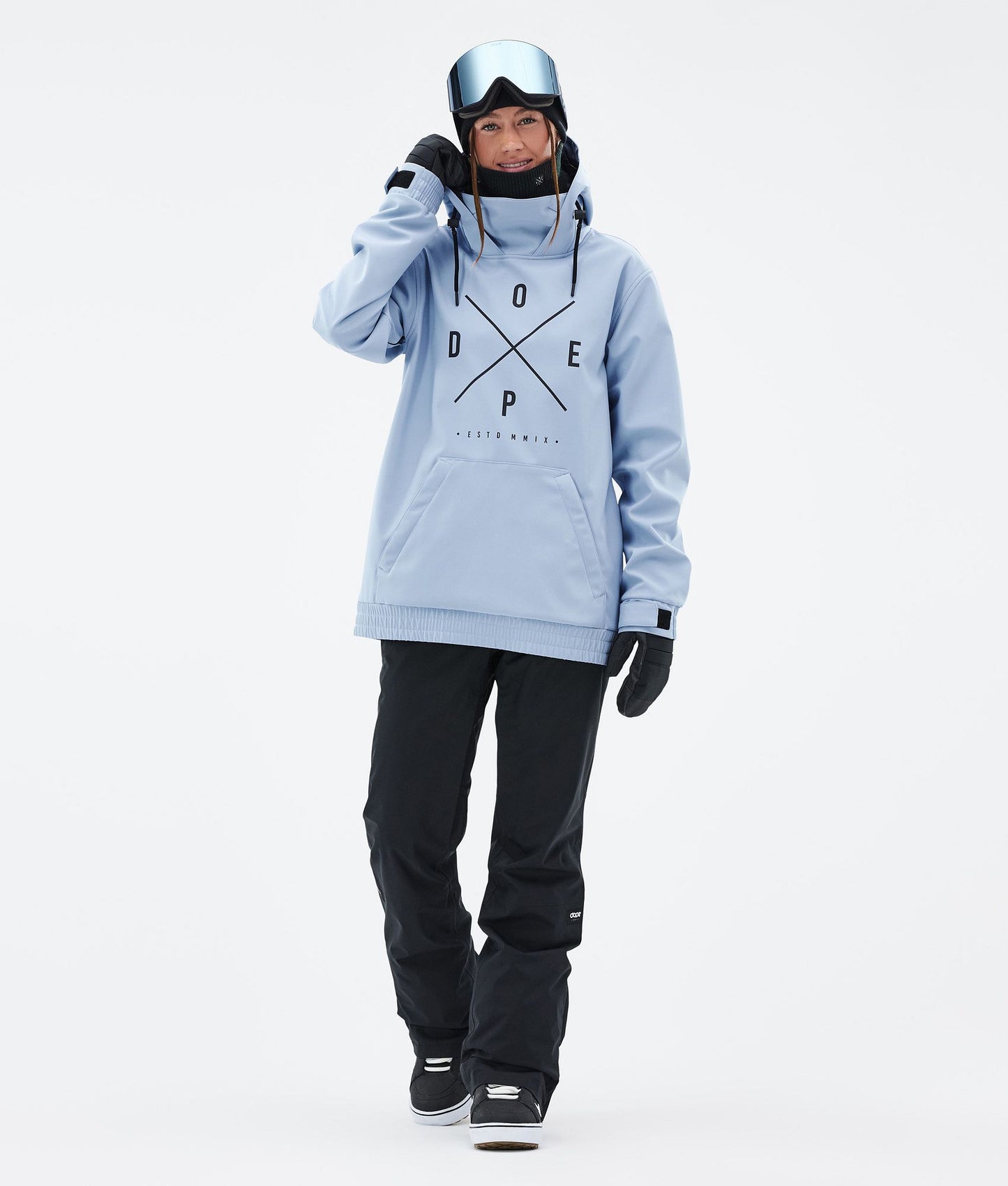 Snowboard Jacket Women 2X-Up Light Blue