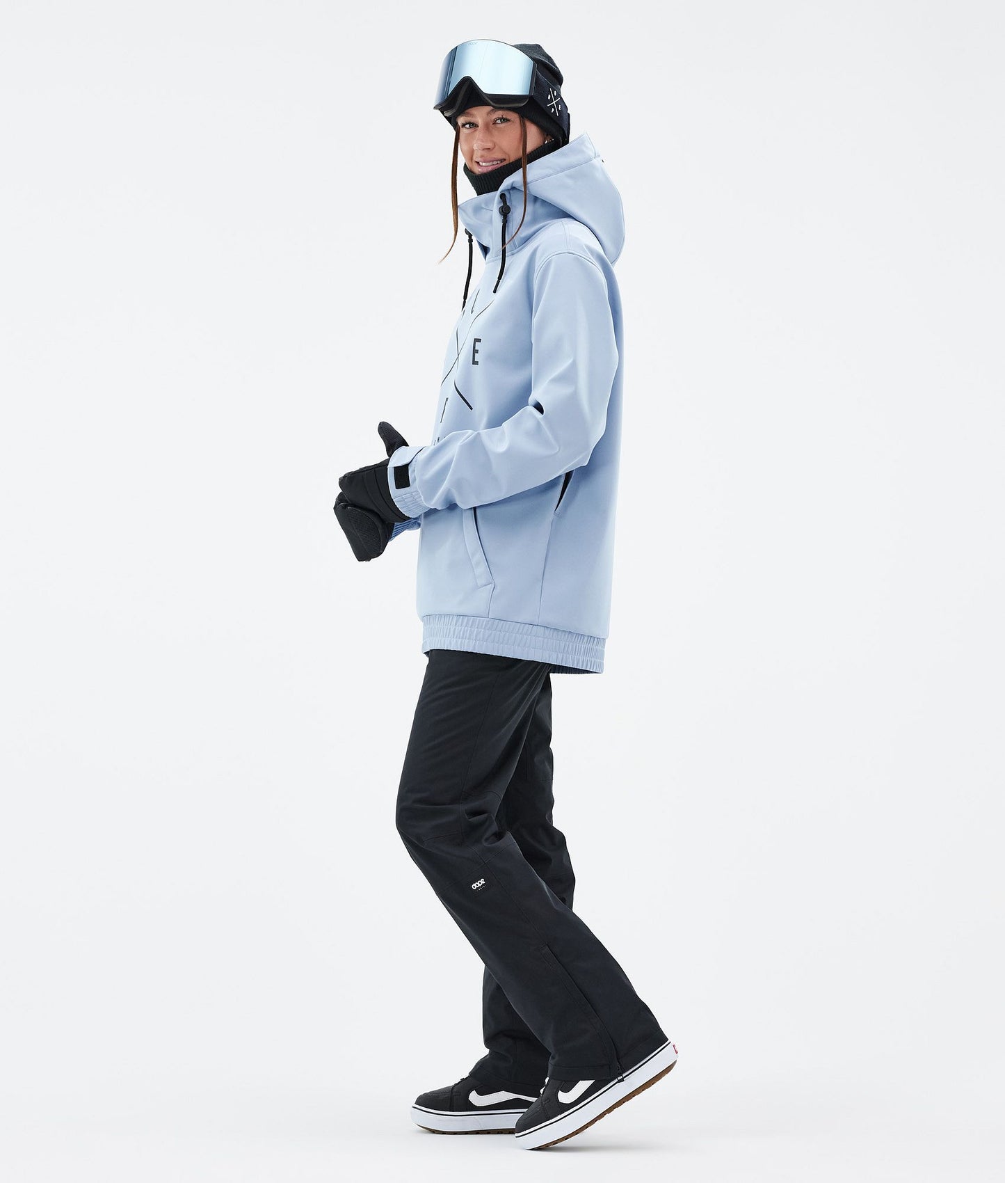 Snowboard Jacket Women 2X-Up Light Blue