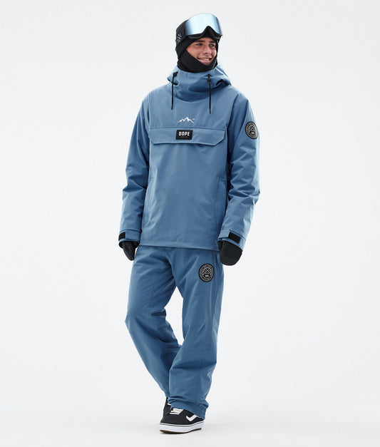 Snowboard Pants Men Blue Steel