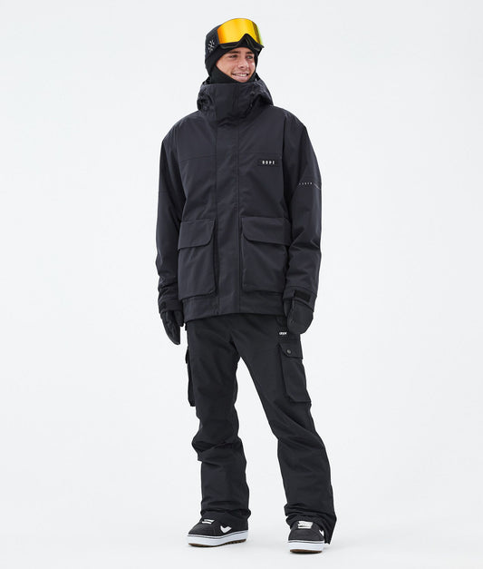 Snowboard Jacket Men Black