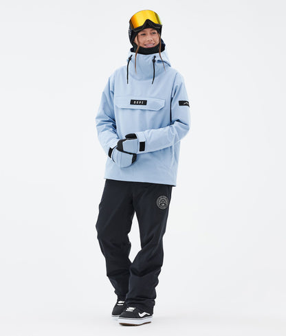 Snowboard Jacket Women Corduroy Light Blue