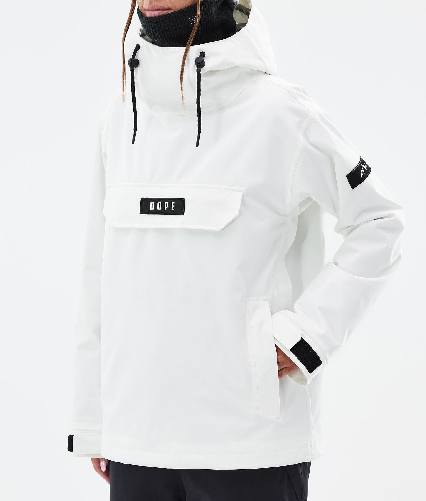 Snowboard Jacket Women Portrait Whitish