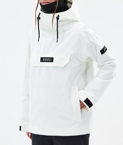 Snowboard Jacket Women Portrait Whitish