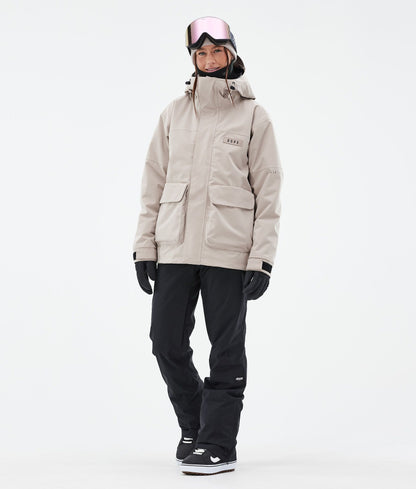 Snowboard Jacket Women Sand