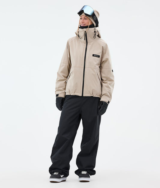 Snowboard Jacket Women Sand