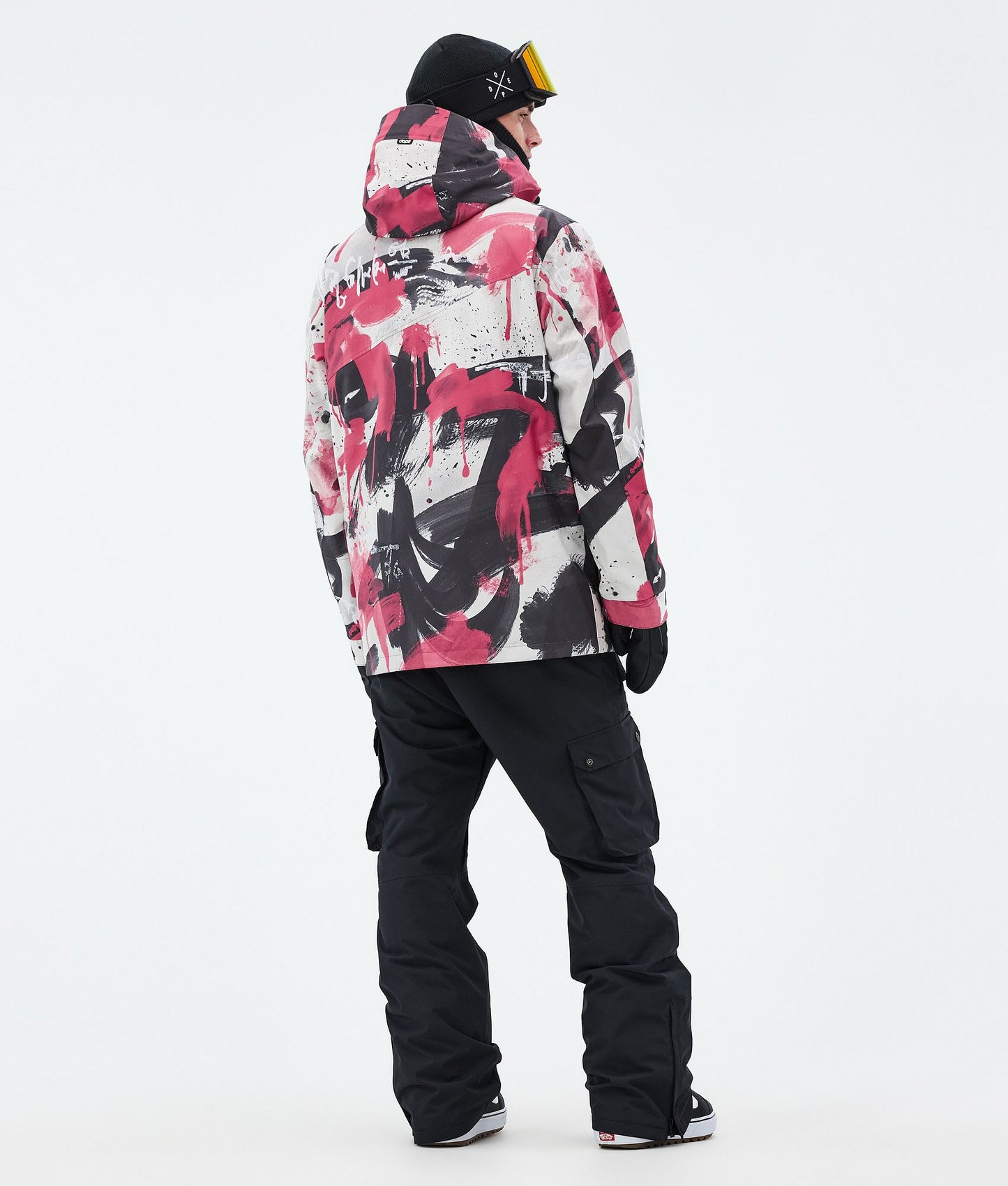 Snowboard Jacket Men Doodle