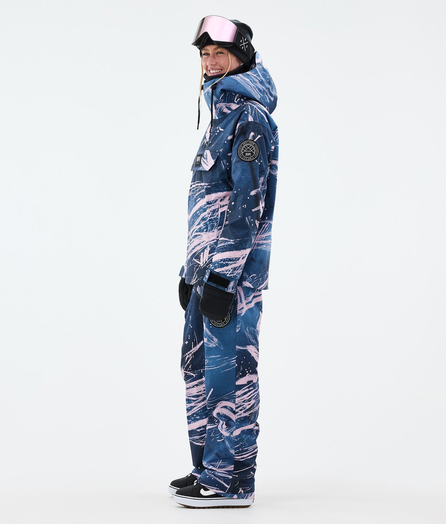 Snowboard Jacket Women Carvings Pink