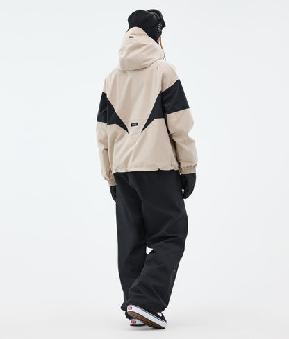 Snowboard Jacket Women Spike Sand/Black