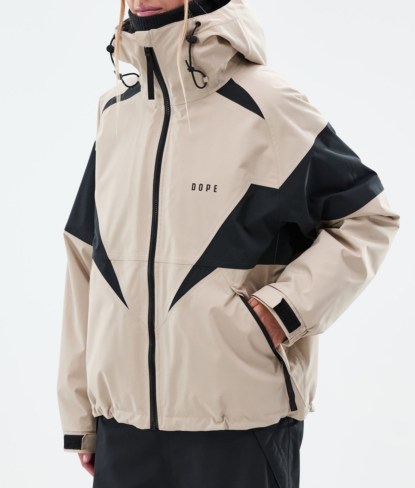 Snowboard Jacket Women Spike Sand/Black