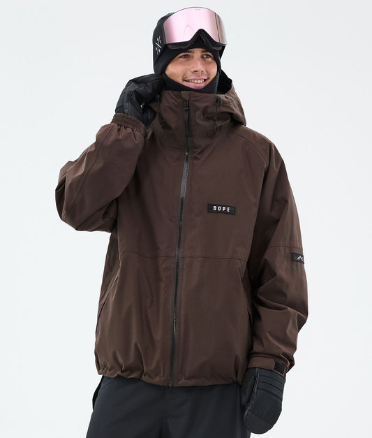 Snowboard Jacket Men Dark Brown
