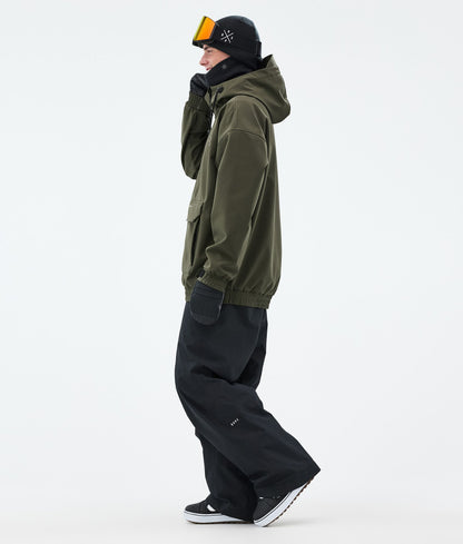 Snowboard Jacket Men Olive Green