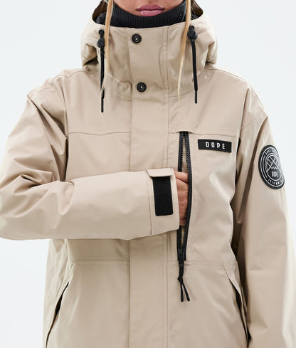 Snowboard Jacket Women Sand