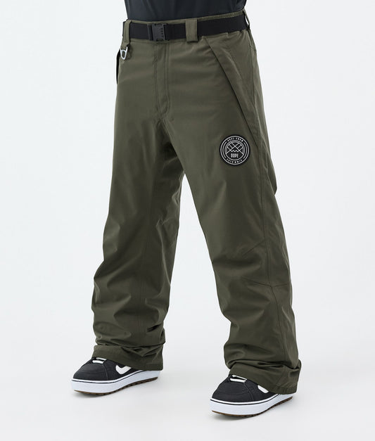 Snowboard Pants Men Olive Green