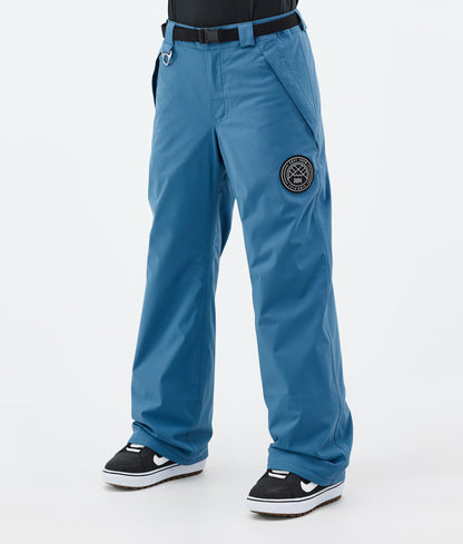 Snowboard Pants Women Blue Steel