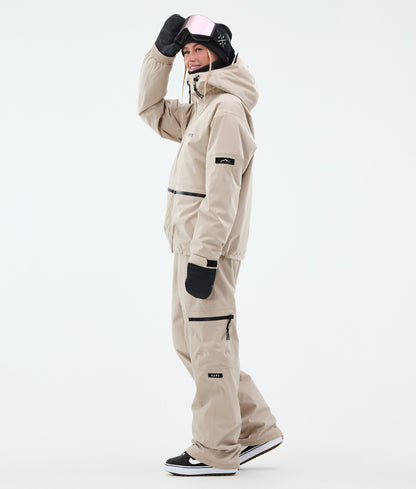 Snowboard Jacket Women Sand