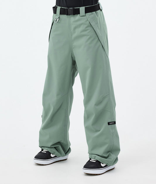 Snowboard Pants Women Faded Green