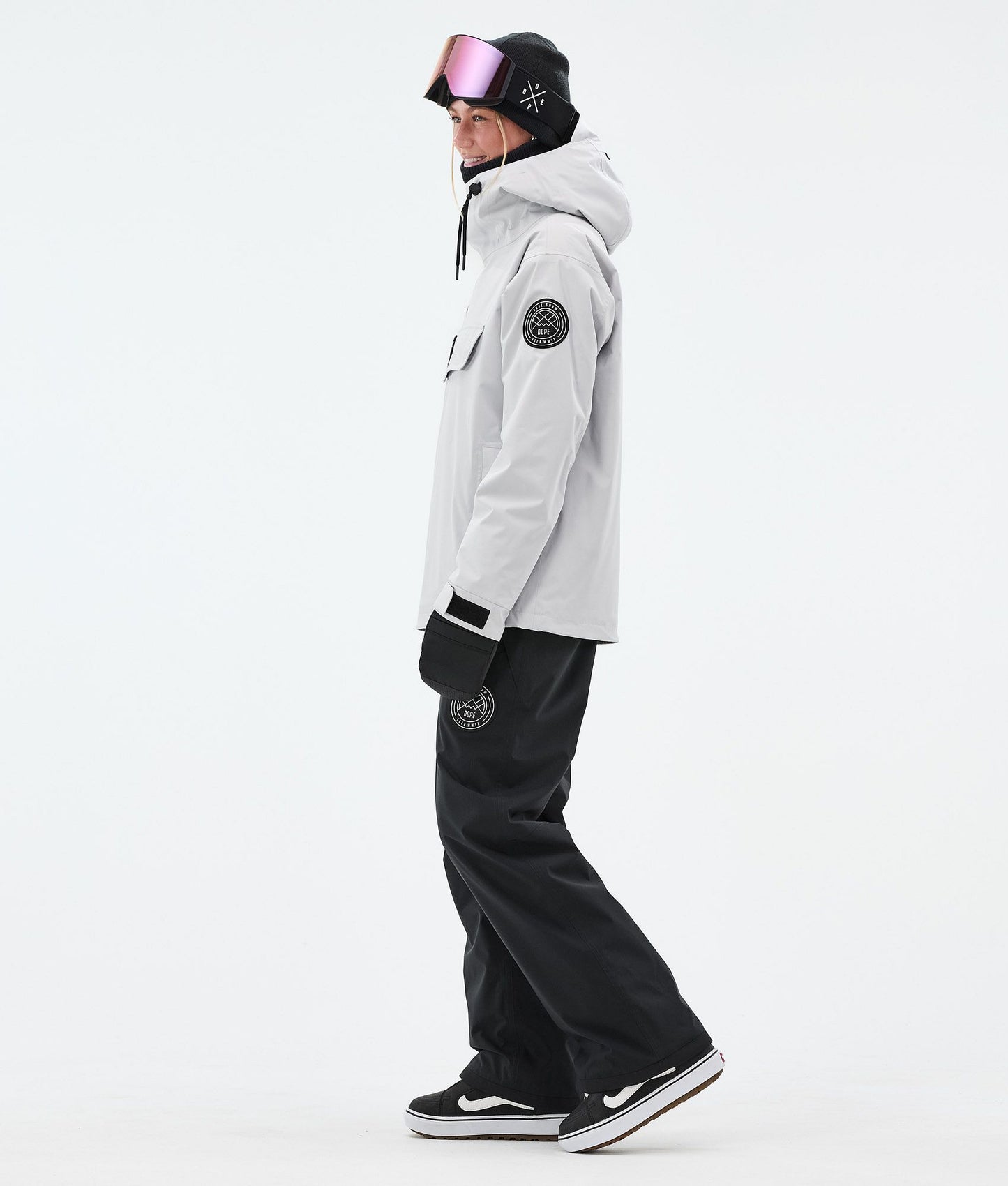 Snowboard Jacket Women Light Grey